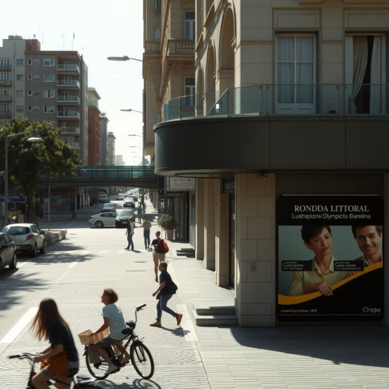 El Inicio de las Obras de la Ronda Litoral en Barcelona (1986): Conectando la Ciudad al Mar